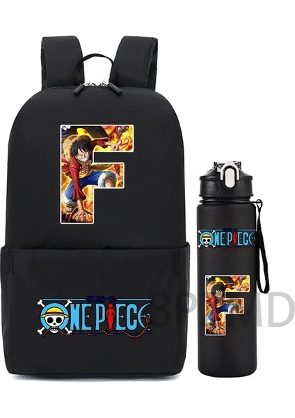 2pcs/set Tek Parça Sırt Çantası Erkek Kız Okul Öğrencisi Sırt Çantası Erkek Sırt Çantası 750ML Açık Spor Su Şişesi 26 Harfler Mini Çantalar Renk: 0112138 (Yurt Dışından)