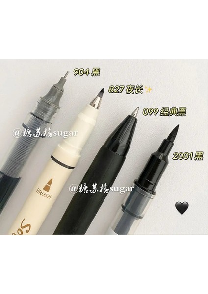 4pcs/lot Öğrenci Hızlı Kuru Nötr Kalem Yeşil Kırmızı Mavi Siyah Ofis Kırtasiye Okula Geri Özel Kalem Kawaii Papelería Renk: Siyah/mürekkep Renk: Çok Renkli (Yurt Dışından)