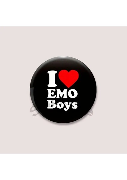 Emo Boys Düğme Pimleri Özel Smiley Yüz Broş Yaratıcı Tırnaklar Rozet Giysileri Sırt Çantası Takı Hediyesi Çocuklar Için Metal Renk: Stil 05/renk: 32MM (Yurt Dışından)