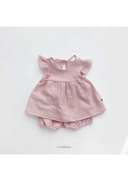 Çocuklar Bebek Clohting Örgü Seti Sonbahar Nakış Çiçekleri Set Moda Bebek Kız Giysileri Uzun Kollu Örgü Cardigan+Romper Setleri Renk: 212S05 Pembe/çocuk Boyutu: 80-12M (Yurt Dışından)