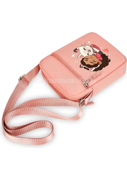 Gabby Dollhouse Crossbody Bag Girls Sıradan Omuz Cep Oxford Bez Çantaları Cep Telefonu Basit Moda Paket Hediye Kilo: Desen Yok (Yurt Dışından)