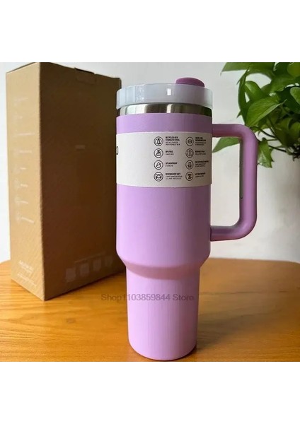 Yeni Sıcak Büyük Kapasite 40 Oz Paslanmaz Çelik Vakum Şişesi-Kapak ve Pipetli Yalıtılmış Tumbler Cup, Seyahat Kapasitesi Için Mükemmel: 40-110MLWITH Logo/renk: DGSE-1A (Yurt Dışından)