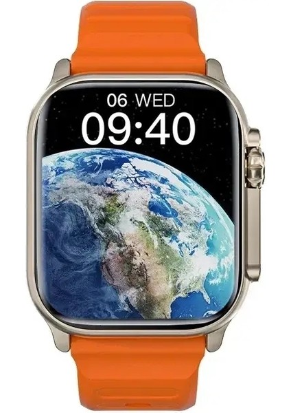 T10 Ultra Yeni 2.19 '' Amoled Ekran Akıllı Izle Erkek Kadınlar Bluetooth Çağrı Fitness Tracker Waterpope Sport Color: Siyah (Yurt Dışından)