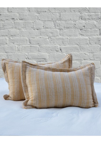 50X70 cm 2'li Renkli Dekoratif Yastık Kılıfı, Şık ve Rahat Dekorasyon Parçası