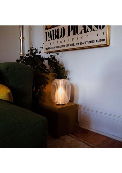 Beyaz Amber Glow Masa Kitap Okuma Lambası, Şık ve Kullanışlı Tasarım fırsatları