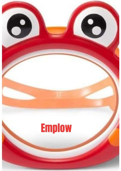 Kırmızı Çocuk Yüzme Gözlüğü, Uniseks, Tek Beden, 3+ Yaş Uygun modelleri