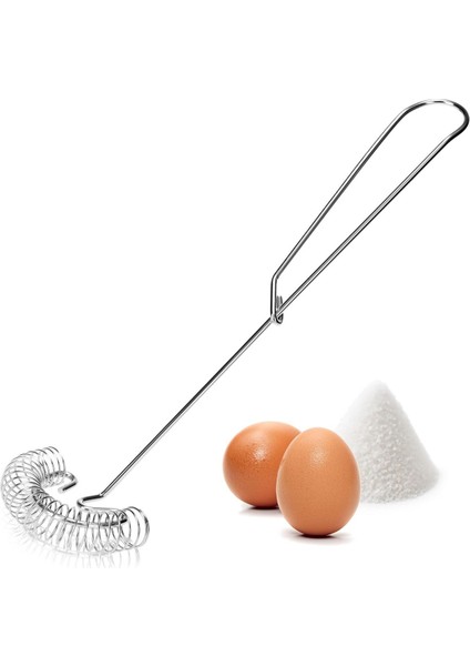 Paslanmaz Çelik Yumurta Çırpıcı, Omlet ve Kahve Köpürtücü, 1 Adet