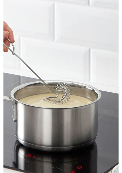 Paslanmaz Çelik Yumurta Çırpıcı, Omlet ve Kahve Köpürtücü, 1 Adet