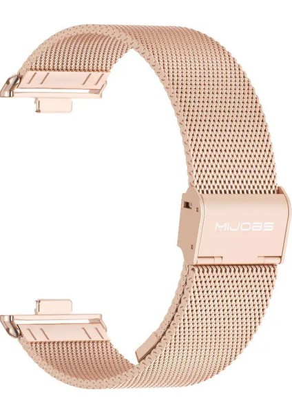 Huawei Için Strap Saat Fit 4/3/4 Pro Milanese Nefes Alabilen Bileklik Huawei Izle Fit 4pro Strap Renk: Gül Altın / Boyut: Huawei Fit 3 Için (Yurt Dışından)