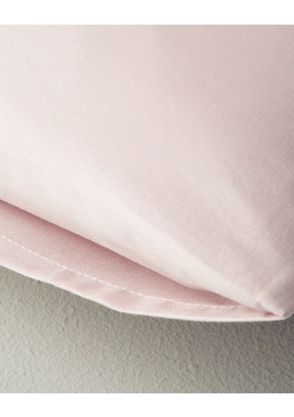 Iki Adet Pamuklu Yatak Yastık Kılıfı 50X70 Cm, Toz Pembe Renk fiyatları