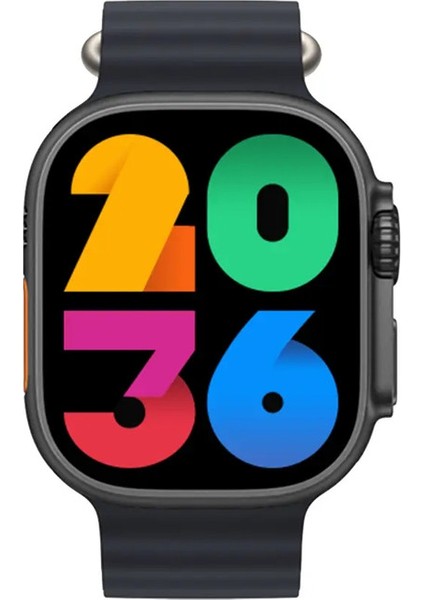 T800 Ultra 2 Yeni 2.3 "amoled Ekran Akıllı Saat Erkekleri Kadın Bluetooth Çağrı Fitness Tracker Waterpope Sport Color: Siyah/boyut: 1pcs (Yurt Dışından)