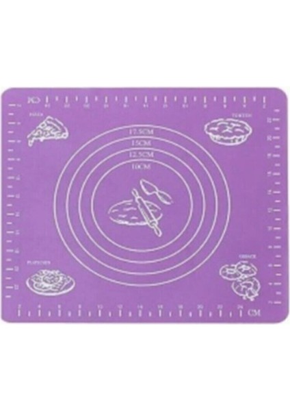 Silicon Hamur Açma Matı 50X40, Pratik ve Rahat Kullanım, Esnek ve Dayanıklı modelleri