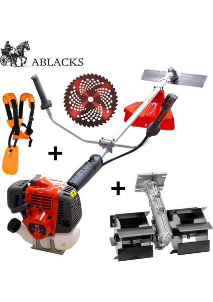 Profesyonel Yan Tırpan + Paletli Çapa Aparatı