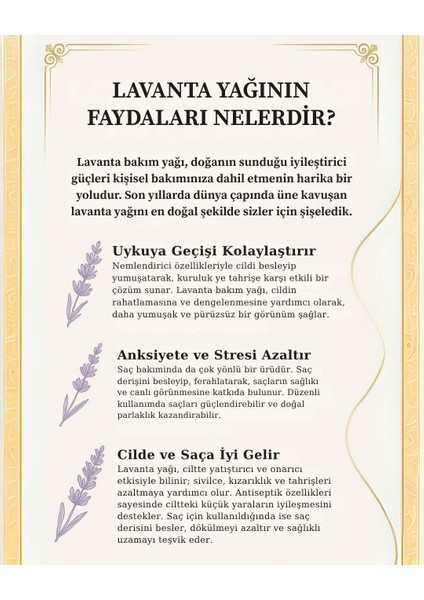 Lavanta Yağı | %100 Doğal ve Saf | 20 ml indirimleri
