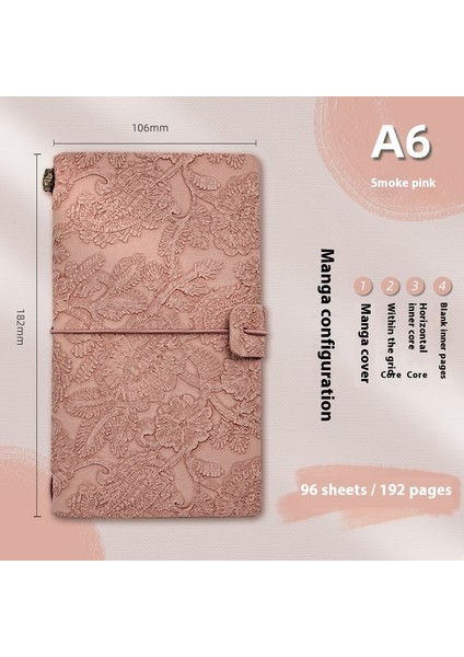 Seyahat Defteri Vintage A6 El Kitabı Öğrenci Günlüğü (Yurt Dışından)