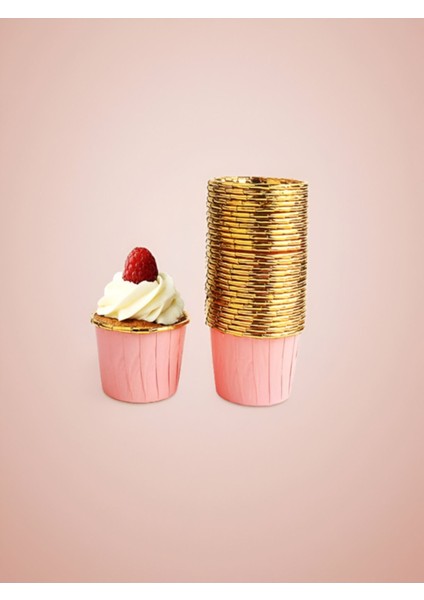 Pembe Muffin Kek Kalıbı 25 Adet, Cupcake Kağıdı Seti, Keyifli Tatlar Için fiyatları