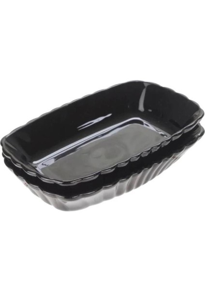 Şık Siyah Cam Mezze ve Çerezlik Seti 18CM, 2'li fırsatları