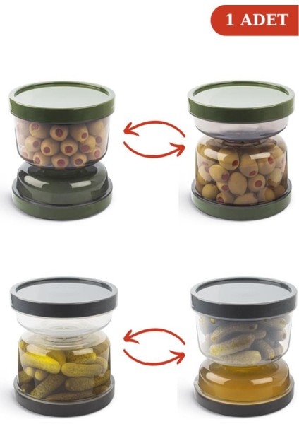 Turuncu Plastik Kum Saati ve Turşu Kabı Seti, Şık ve Kullanışlı Tasarım fiyatları