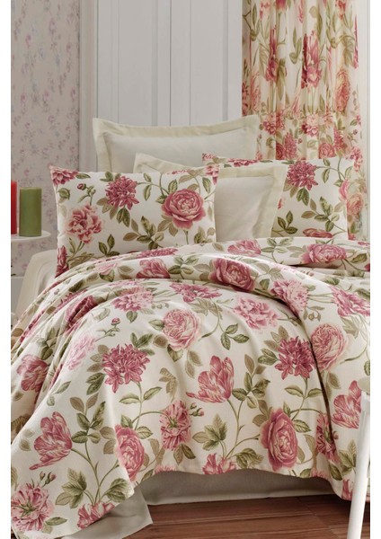 Doğal Pike Takımı, Pembe, Rahat ve Şık, Tek Kişilik, Konforlu Uyku