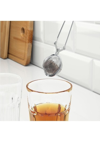 Paslanmaz Çelik Çay Süzgeci, Dayanıklı ve Pratik Çay Demleme Aracı