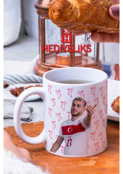 Kurdeleli Özel Tasarımlı 360° Baskılı Beyaz Kupa Bardak fiyatları