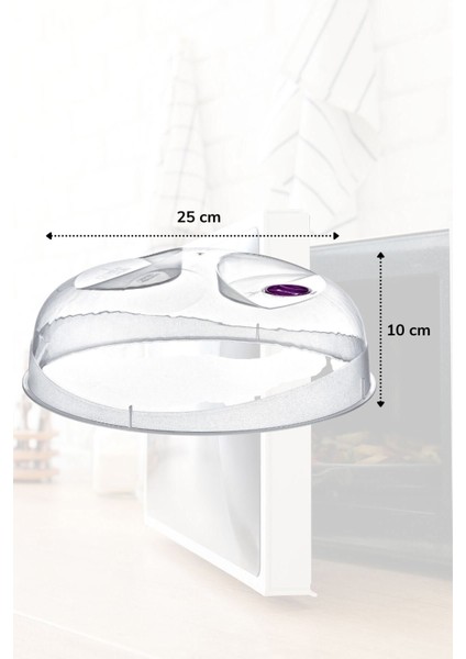 Beyaz Mikrodalga Fırın Koruyucu, Sızdırmaz Gıda Isıtma Kapağı fırsatları