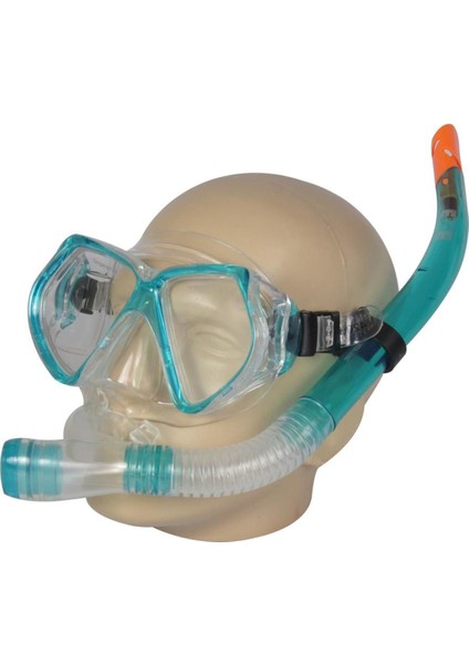 Renkli Silikon Maske ve Snorkel Seti, Konforlu ve Dayanıklı Su Sporları Ekipmanı