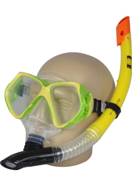 Renkli Silikon Maske ve Snorkel Seti, Konforlu ve Dayanıklı Su Sporları Ekipmanı fiyatları