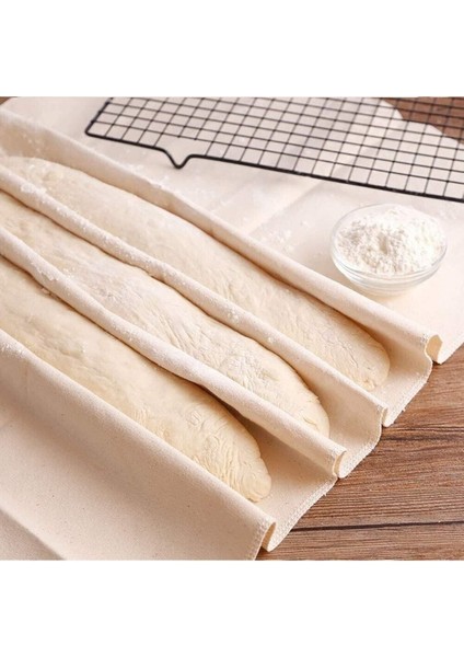 50X70 cm Ekmek Mayalama Bezi (2'li Set) Bej Renk fiyatları