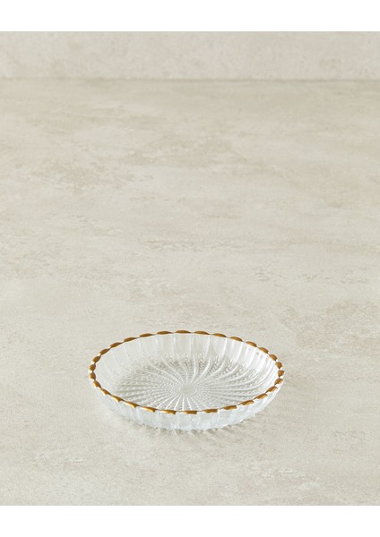 12 cm Altın Renkli Şık Çerezlik, Uzun Ömürlü ve Zarif Tasarım