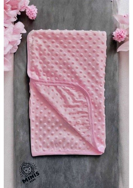 Yumuşak ve Hafif 80X90 Nohut Kumaş Bebek Battaniyesi, Pembe Renk Seçeneği fiyatları