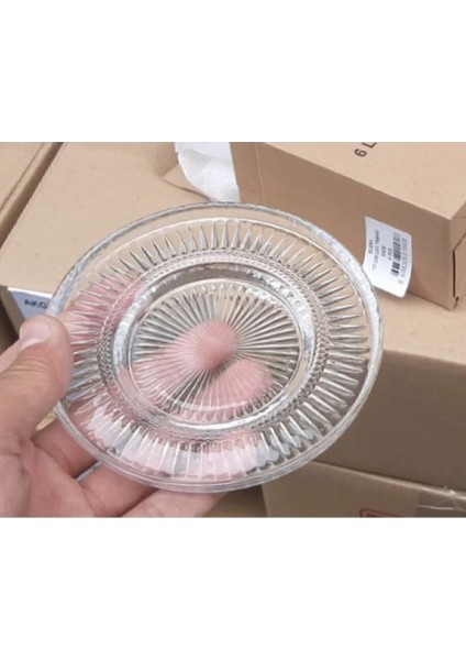 6'lı Çok Renkli Çay Tabağı Seti, Şık ve Renkli Sunumlar Için Mükemmel Seçim