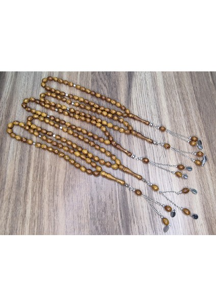 5 Adet Karışık Renkler Kaliteli Plastik Kuka Modeli 33'lu Erkek Tesbih modelleri