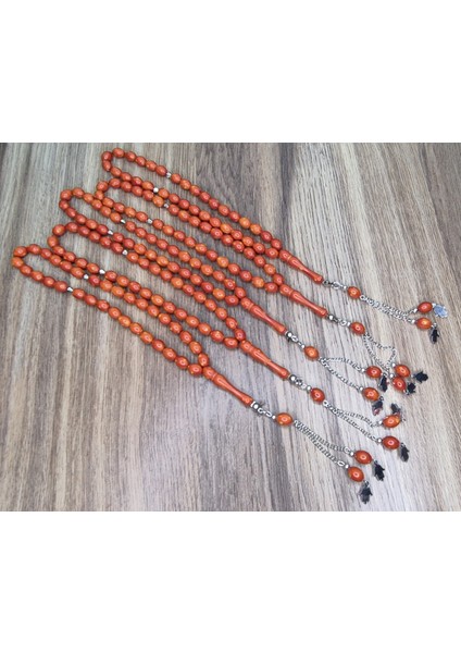 5 Adet Karışık Renkler Kaliteli Plastik Kuka Modeli 33'lu Erkek Tesbih fırsatları