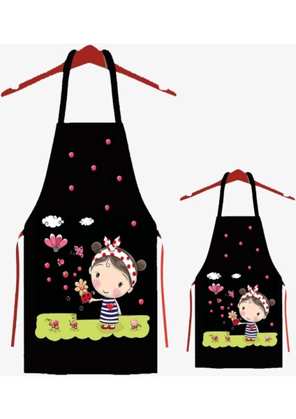 Şirine Anne Kız Mutfak Önlüğü Seti, Şık ve Kullanışlı Mutfak Aksesuarı