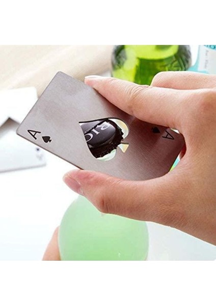 Paslanmaz Çelik Şişe Açacağı, Kart Tasarımı, Dayanıklı ve Şık Tasarım fiyatları