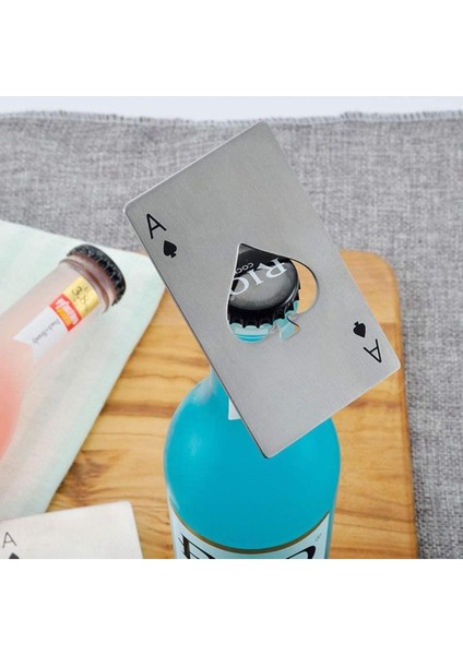 Paslanmaz Çelik Şişe Açacağı, Kart Tasarımı, Dayanıklı ve Şık Tasarım