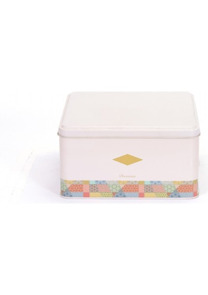 Morocco Pembe Desenli Kare Metal Saklama Kabı 16X16 Cm, Şık ve Kullanışlı Mutfak Gereci fiyatları