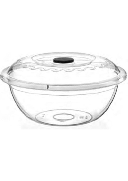Şeffaf 5 Lt Kapaksız Hamur Leğeni, Pratik ve Hafif Tasarım