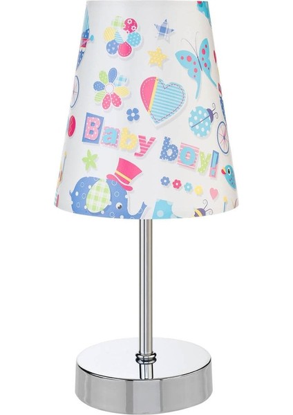 Mavi ve Turuncu Şık Abajur, Evinizde Sıcak ve Renkli Atmosfer Sağlar