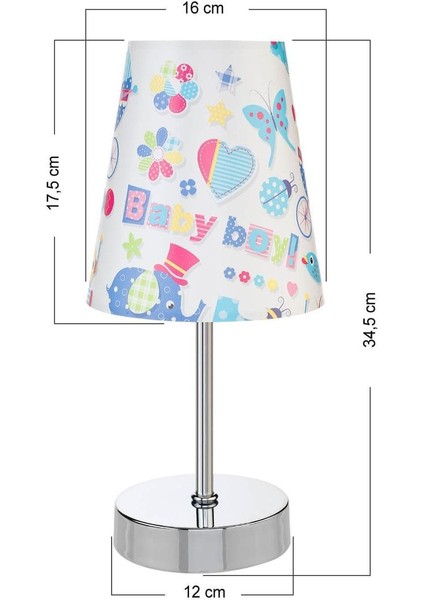 Mavi ve Turuncu Şık Abajur, Evinizde Sıcak ve Renkli Atmosfer Sağlar fiyatları