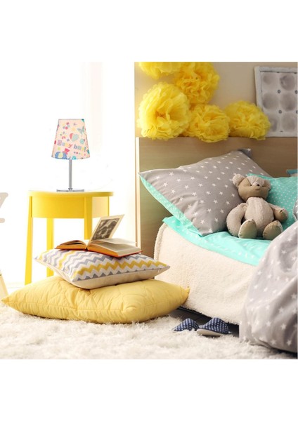 Mavi ve Turuncu Şık Abajur, Evinizde Sıcak ve Renkli Atmosfer Sağlar modelleri