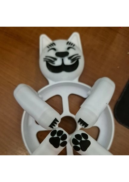 Cute Cat Coasters 3D Baskı Sevimli Kedi Bardak Tardak Masa Süslemeleri (Yurt Dışından) fiyatları
