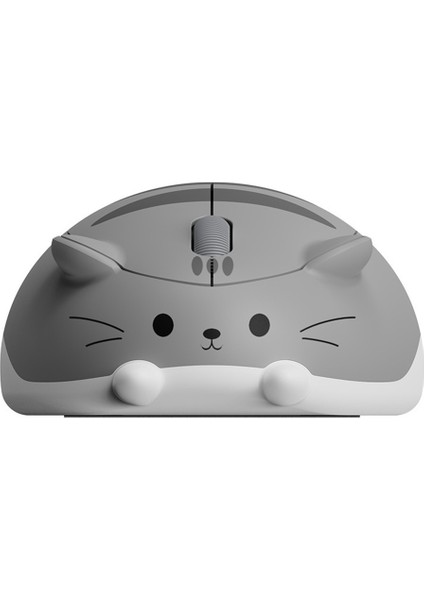 Kedi Kablosuz Fare Taşınabilir 2.4g Kablosuz Masaüstü Dizüstü Bilgisayar Evrensel Sevimli Kedi Kız (Yurt Dışından)