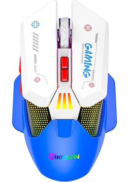 Tam Hızlı Mekanik Rgb Makro Tanımlı Kablosuz ve Kablolu Çift Modlu Oyun Faresi (Yurt Dışından)