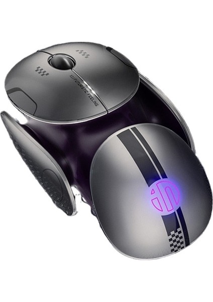 Bluetooth Kablosuz Üç Modlu Fare Sessiz Şarjlı Işıklı Iş Ofisi Oyun (Yurt Dışından) fırsatları