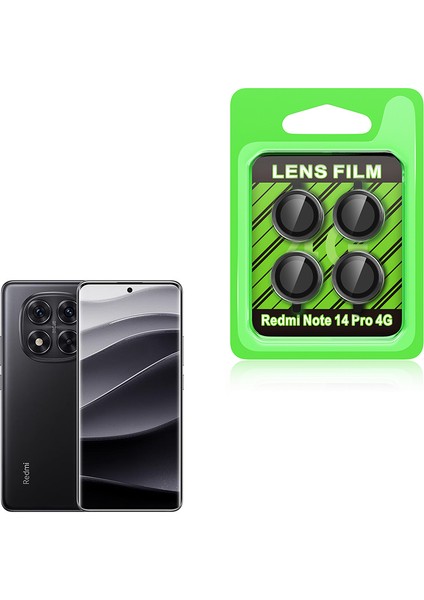 Xiaomi Redmi Note 14 Pro 4g Uyumlu Vds Zore Cl-07 Kamera Lens Koruyucu