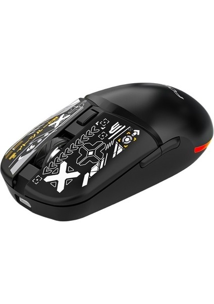 Sessiz Fare Kablosuz Şarjlı Çift Modlu Rgb Ergonomik Bluetooth Fare (Yurt Dışından)