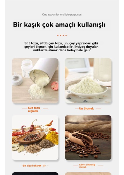 Ikisi Bir Arada Kahve Kaşığı Kantitatif Kaşık Ölçüm Kaşığı Sızdırmazlık Klibi (Yurt Dışından) fiyatları