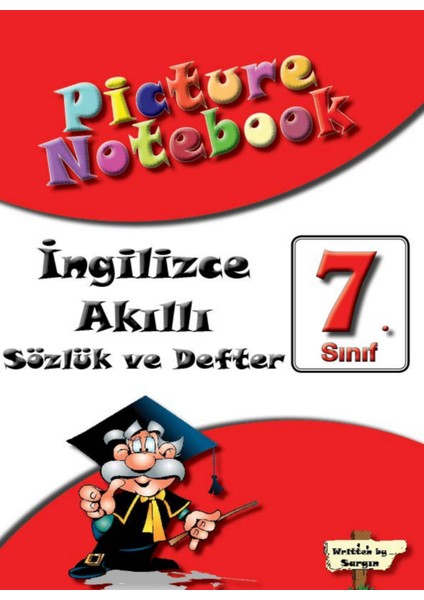 Sargın 7. Sınıf Picture Notebook Akıllı Sözlük ve Defter Ciltli 208 Sayfa LGS Formatında